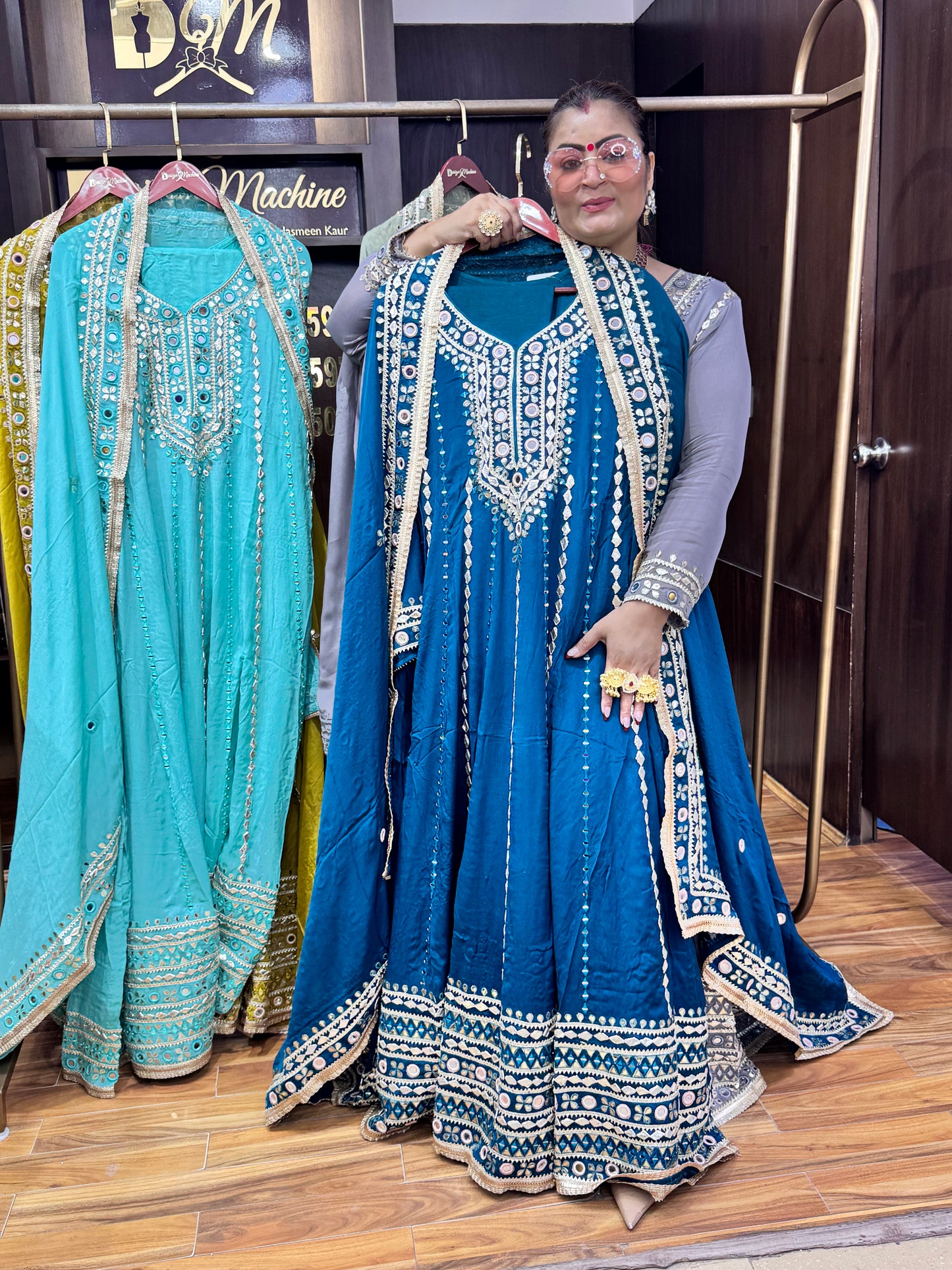Zivora Crepe Anarkali
