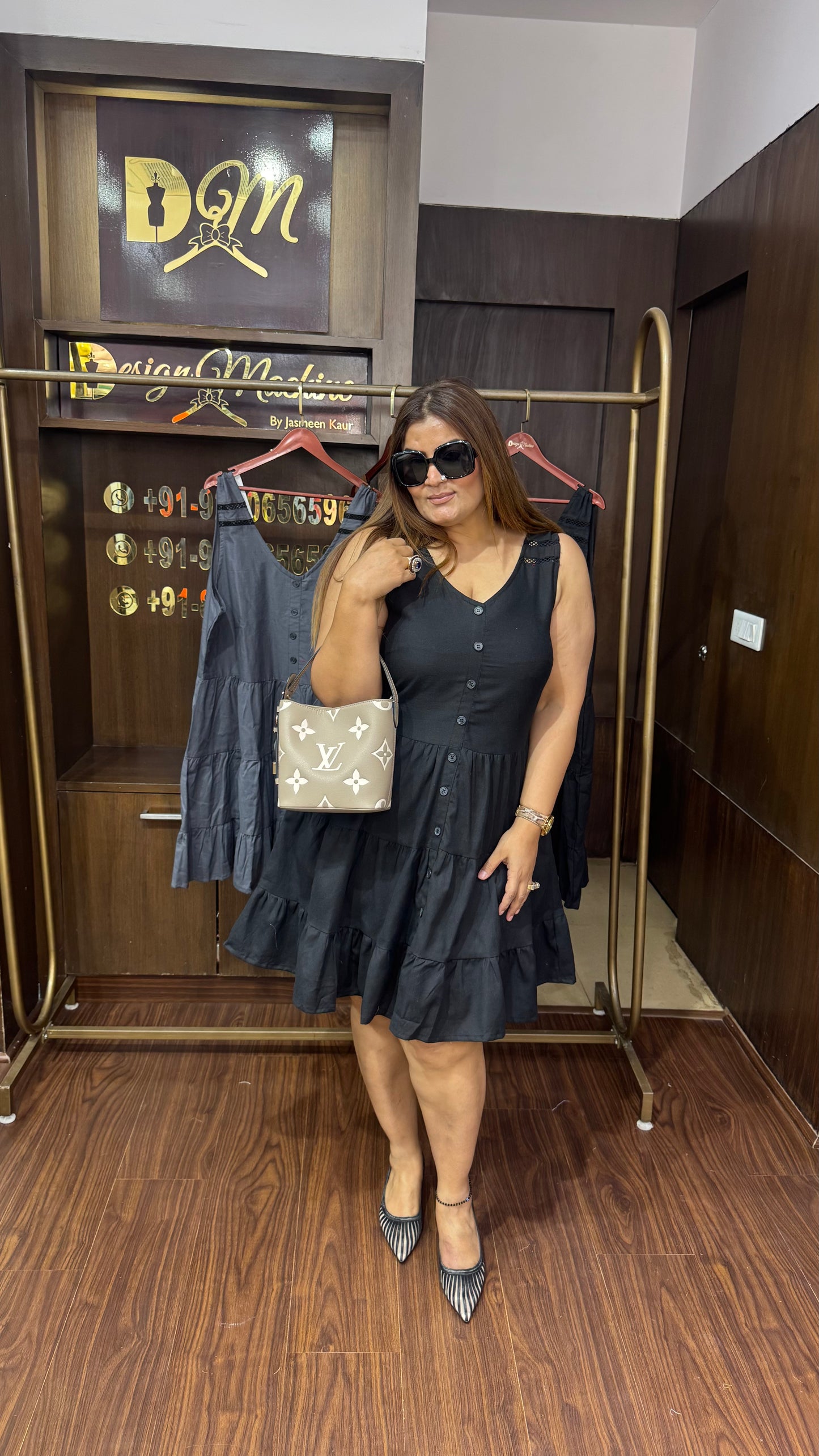 Alina (Cotton Short Dress)