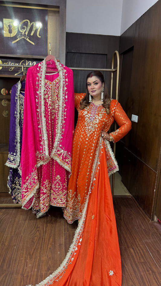 Ishvanya Pure Georgette Anarkali Suit