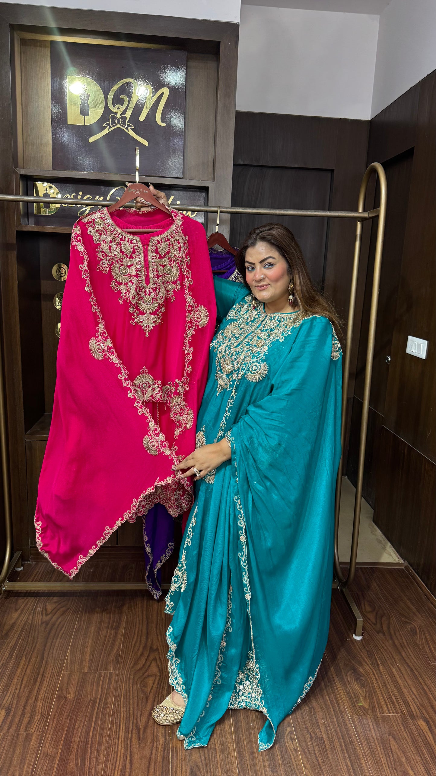 Aarisha Pure Chunon Sharara Suit