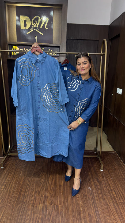 Simra (Denim Dress)