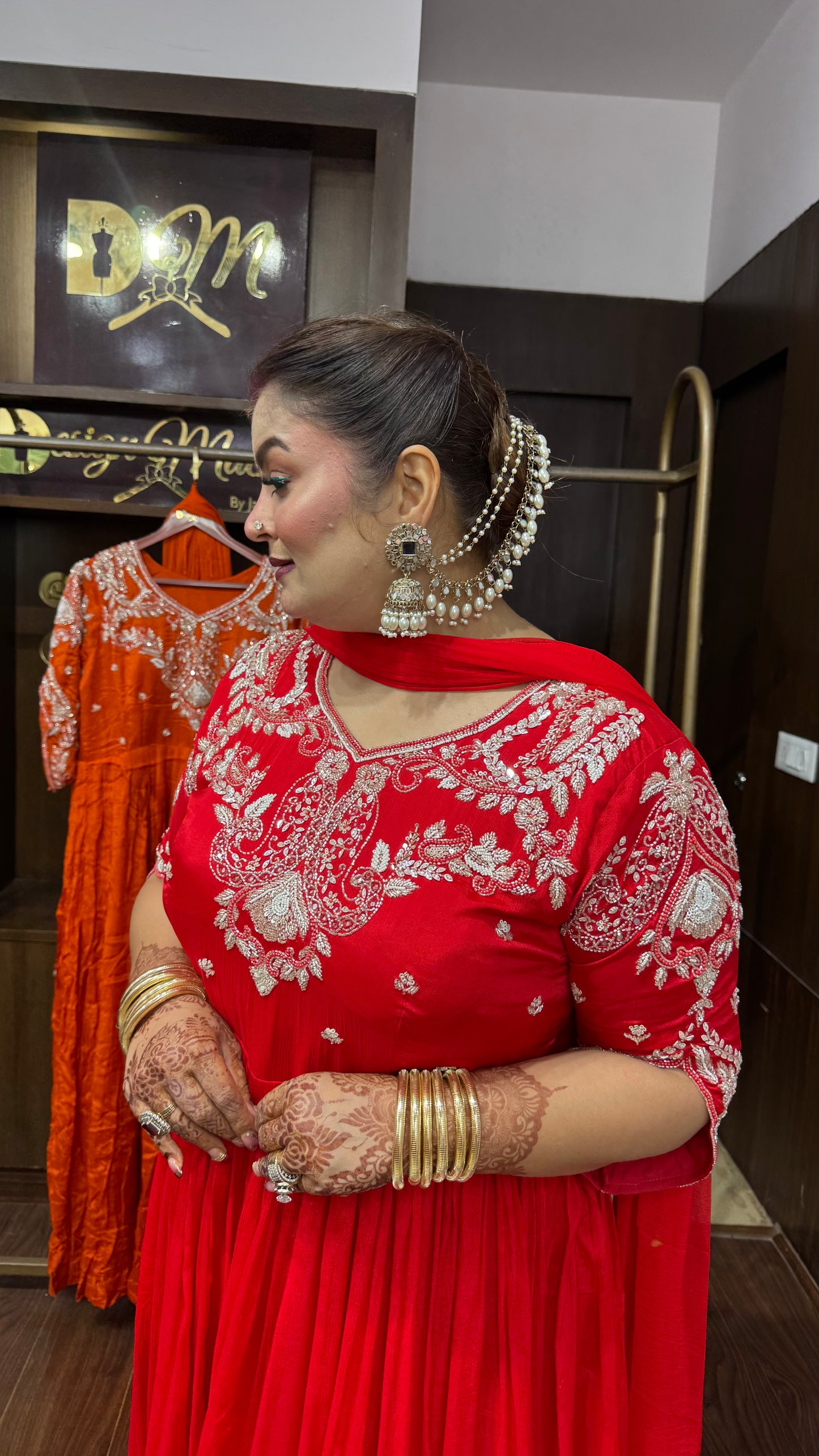 Nivara Pure Chunon Anarkali Suit