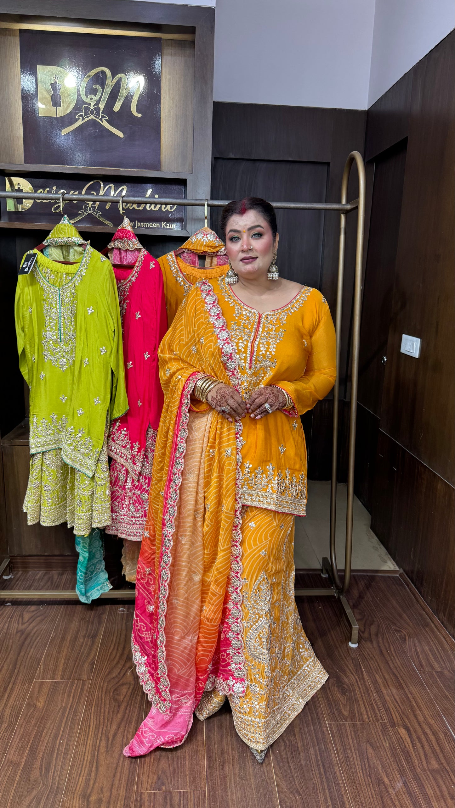 Ruhanika Bandhani Banarasi Sharara Suit