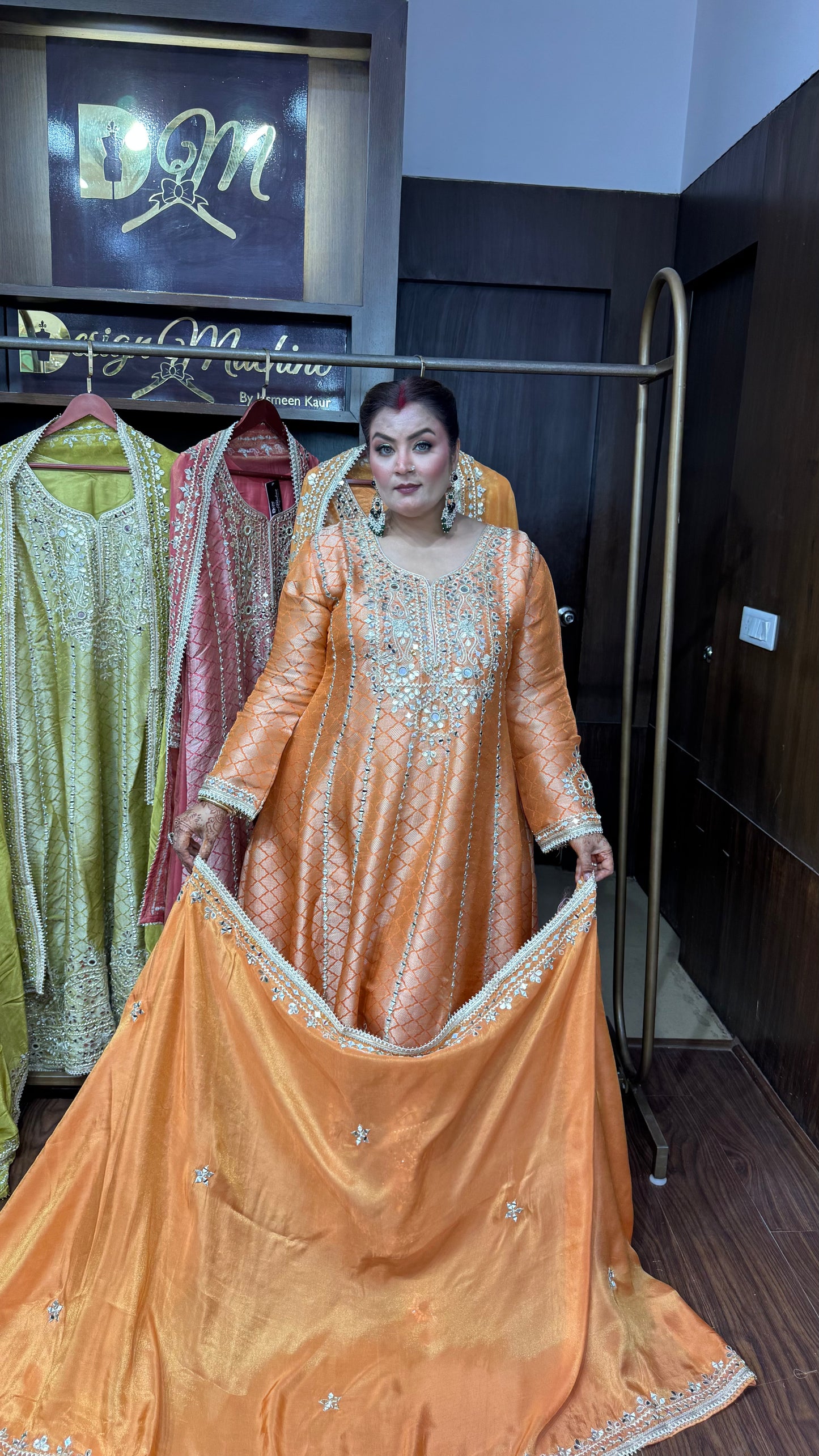 Varnika Broket Banarasi Anarkali Suit
