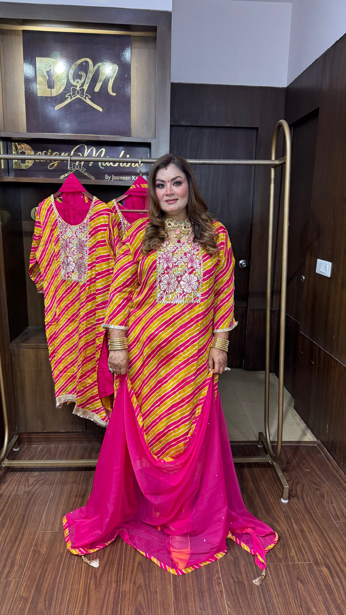 Ishita (Pure Chinnon Suit)