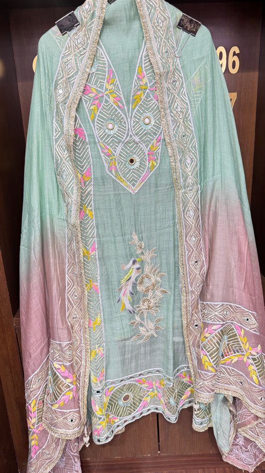 Gulrida (Malmal Cotton Unstitch suit)
