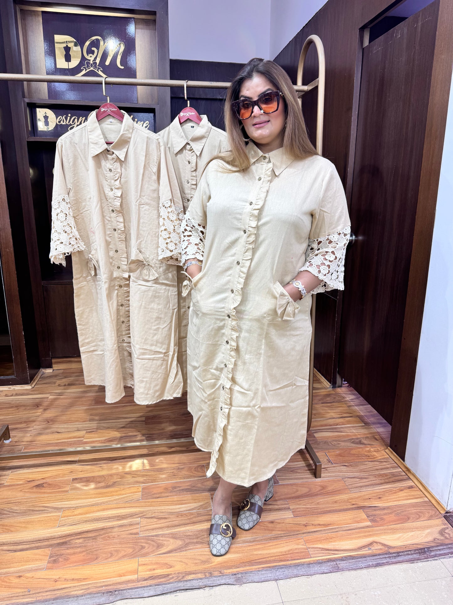 Amaira Straight-Cut Maxi Kurta"