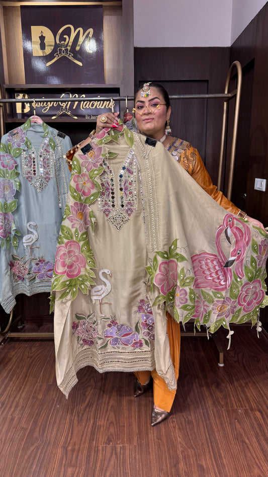 Nerisa (Glass Tissue Unstitch Suit)