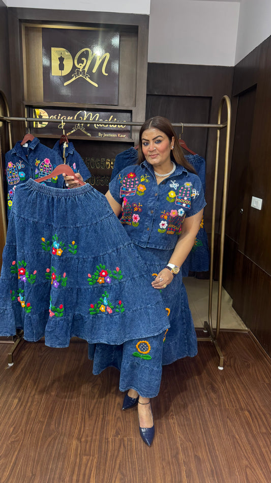 Zyelra (Denim Skirt)