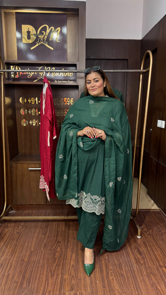 Tanisha (Malmal Cotton Suit)