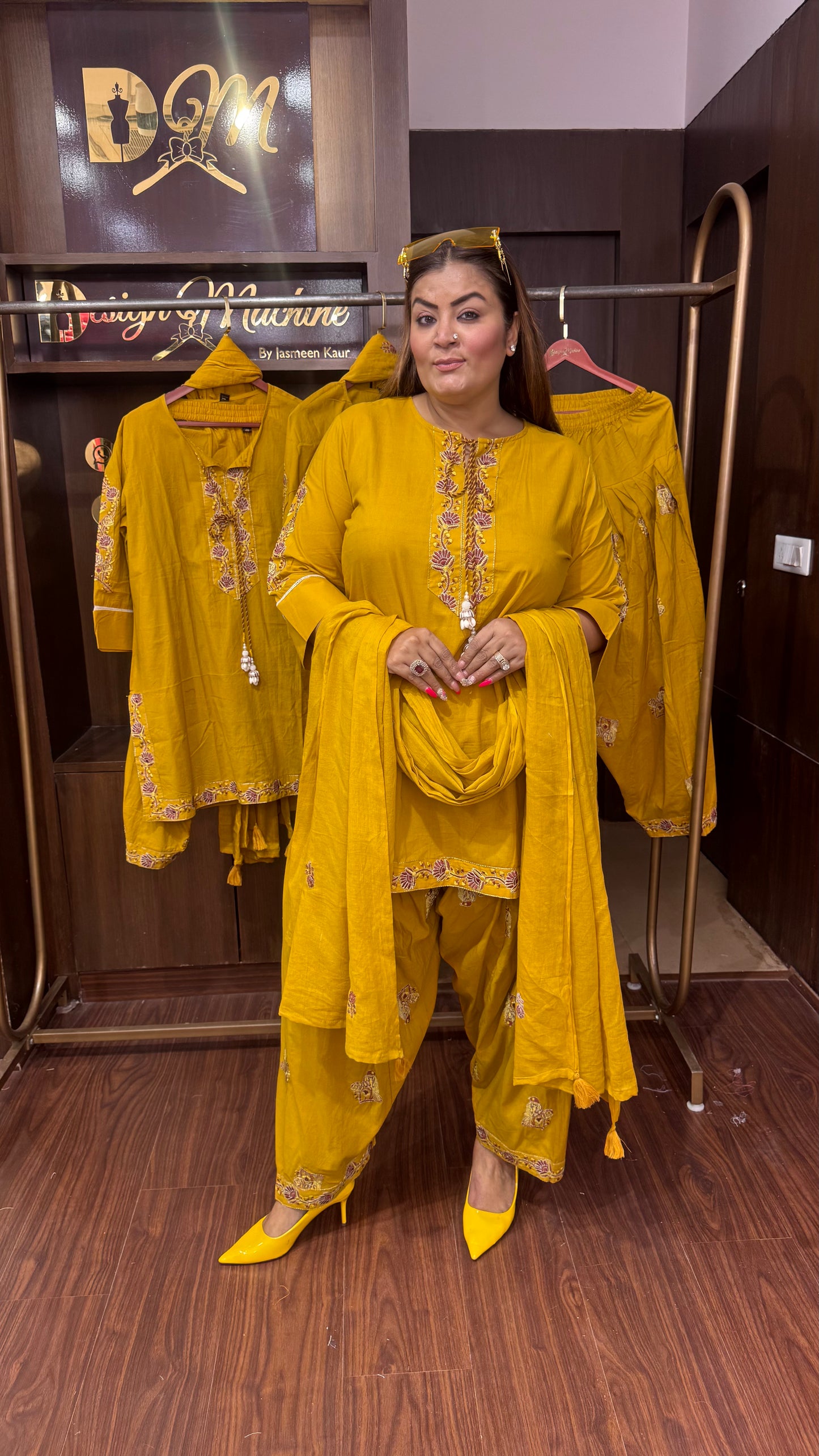 Miraya (Malmal Cotton Patiyala Salwar Suit)