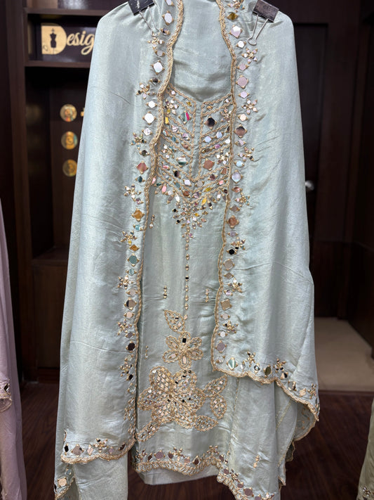 Meher Glass Tissue Suit