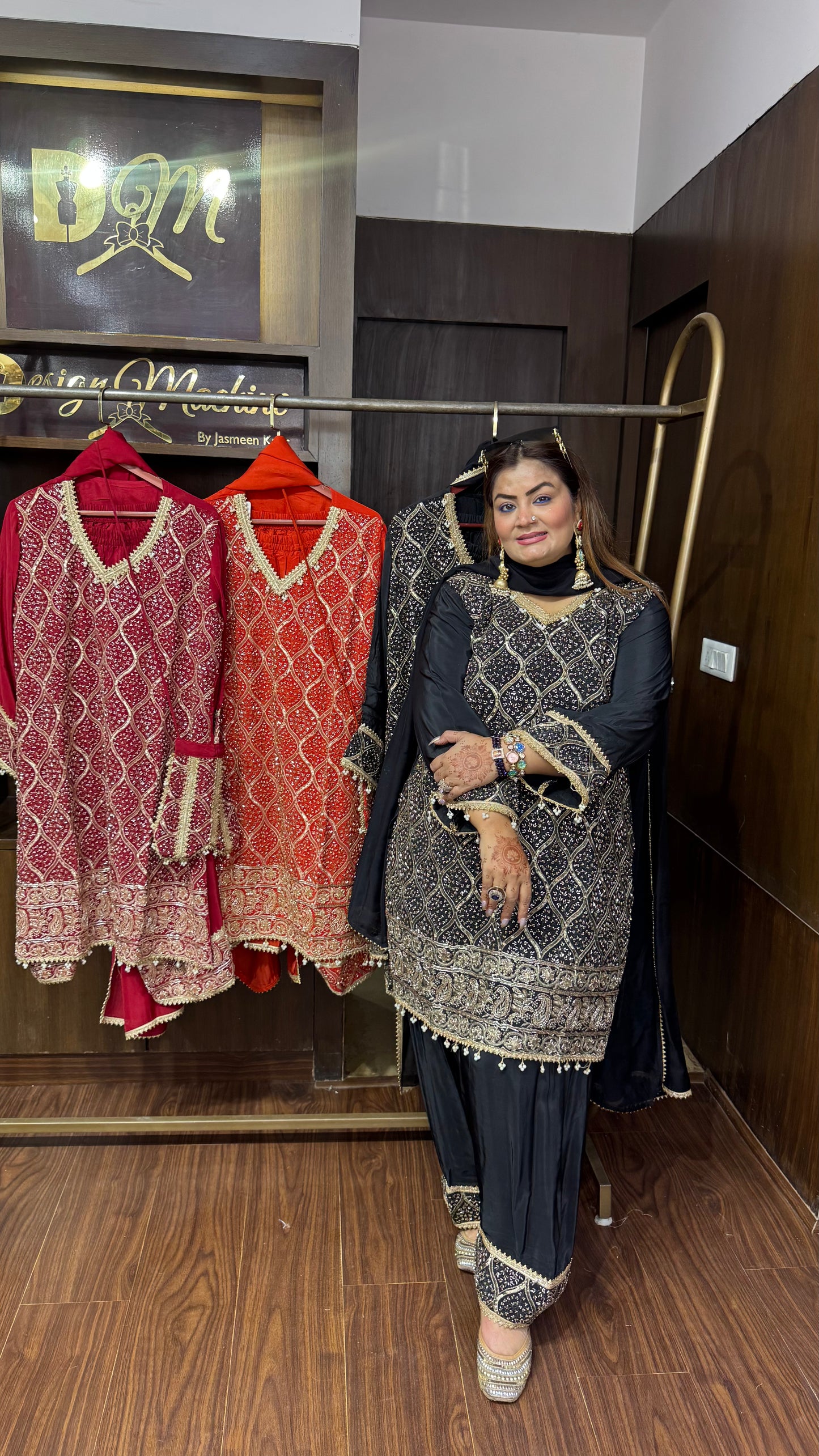 Elara Pure Crepe Farshi Salwar Suit