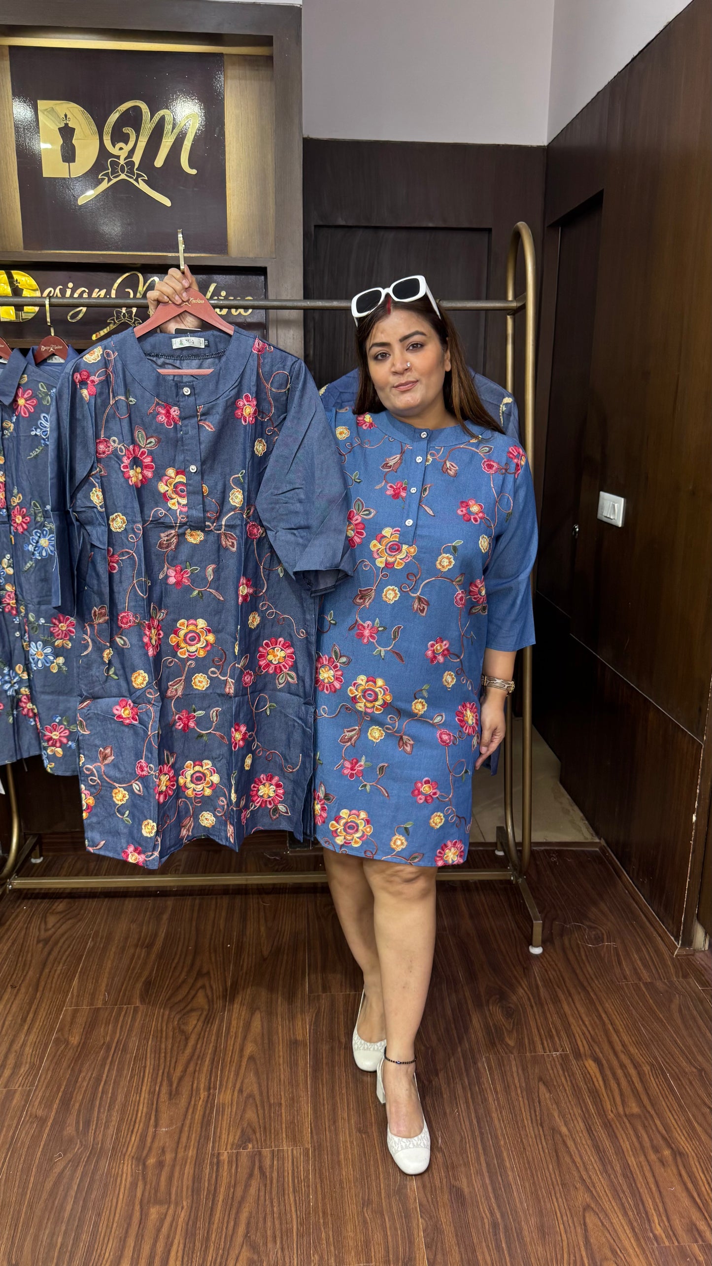 Vireona (Denim Dress)