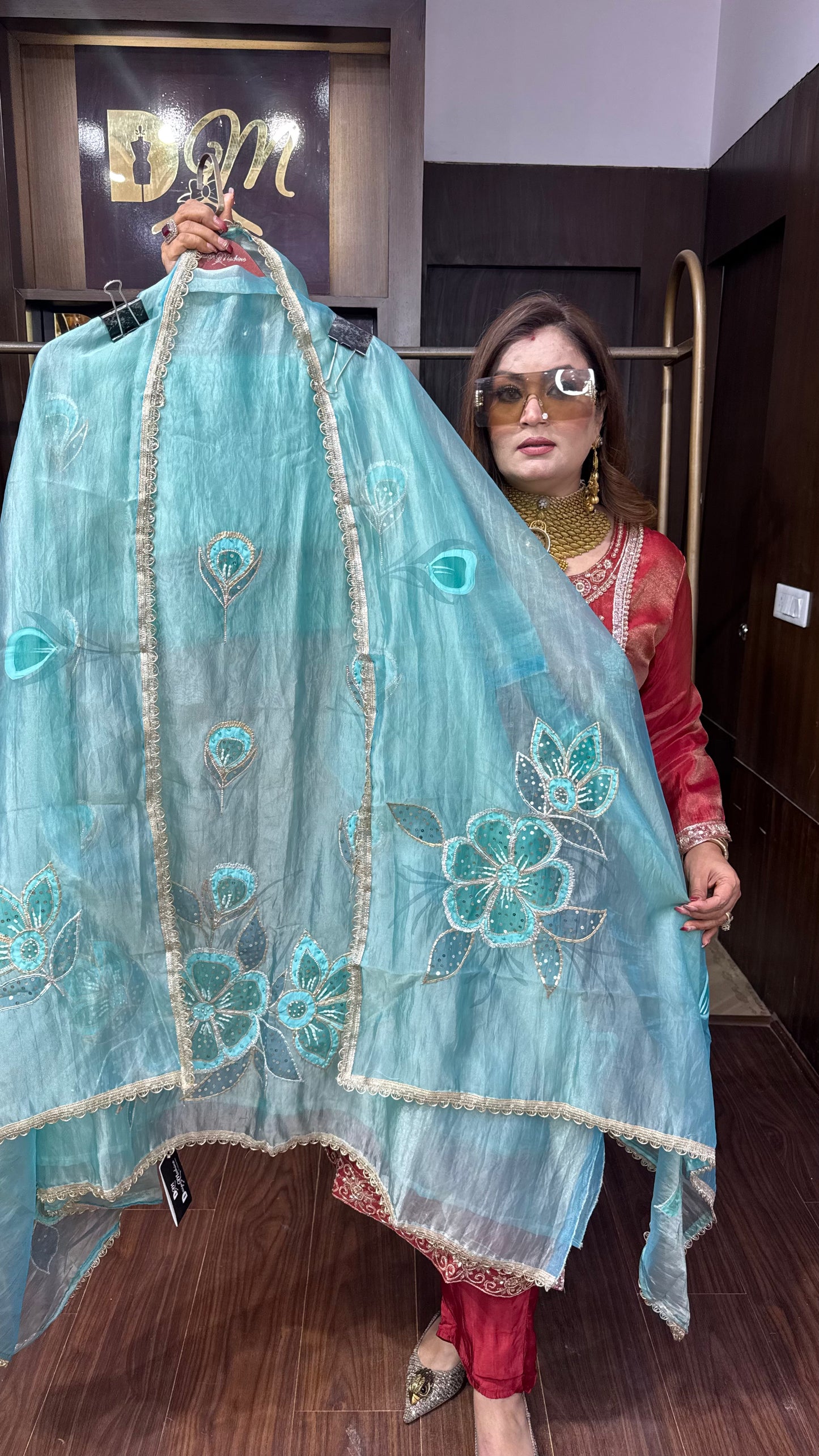 Virelle Glass Tissue Unstitched Suit