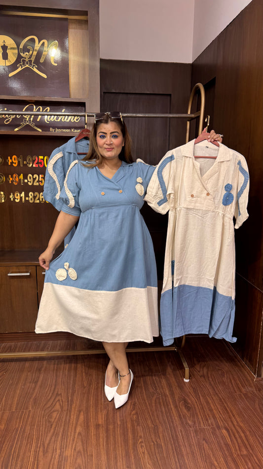 Azmira (Malmal Cotton Dress)