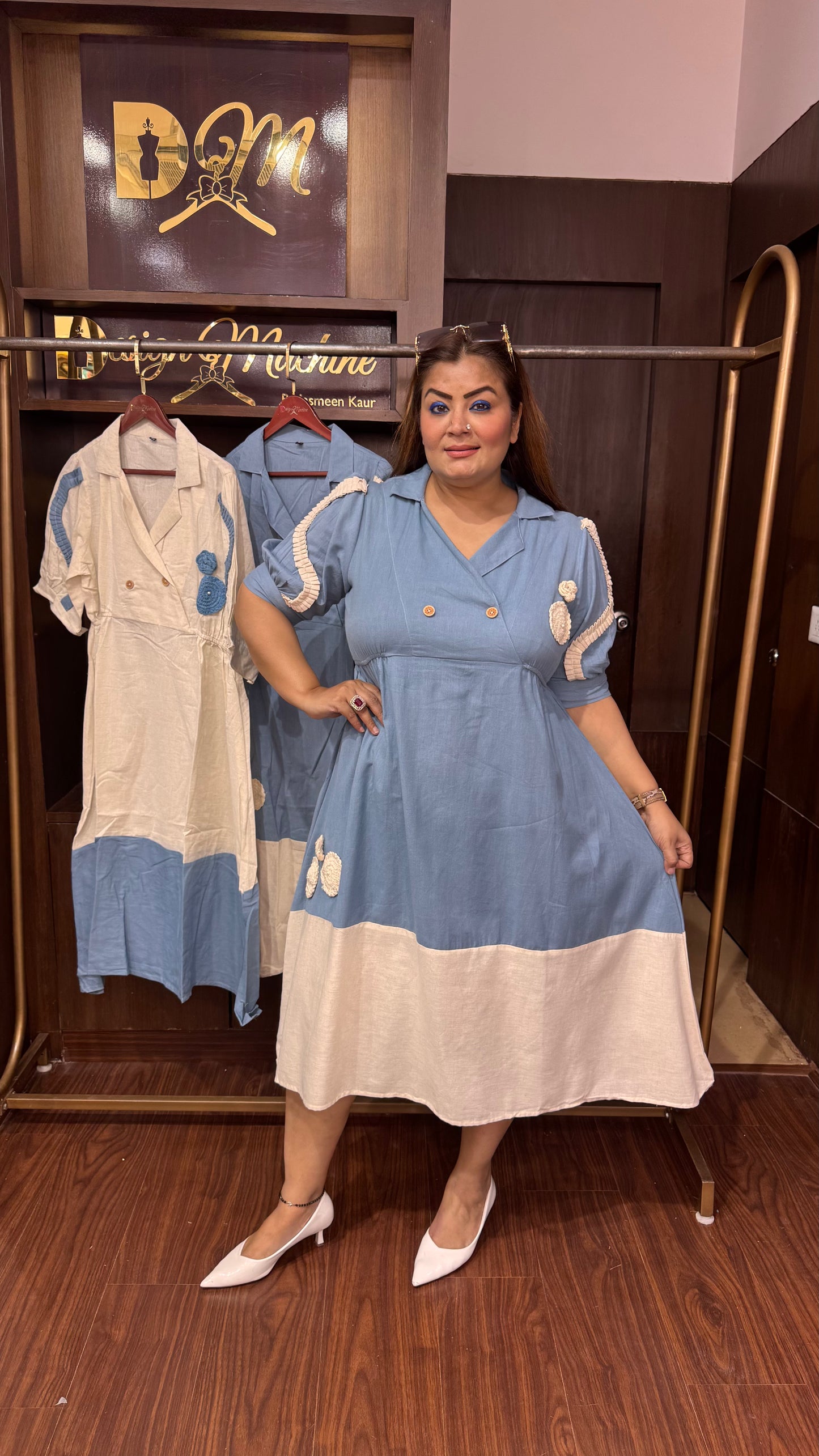 Azmira (Malmal Cotton Dress)