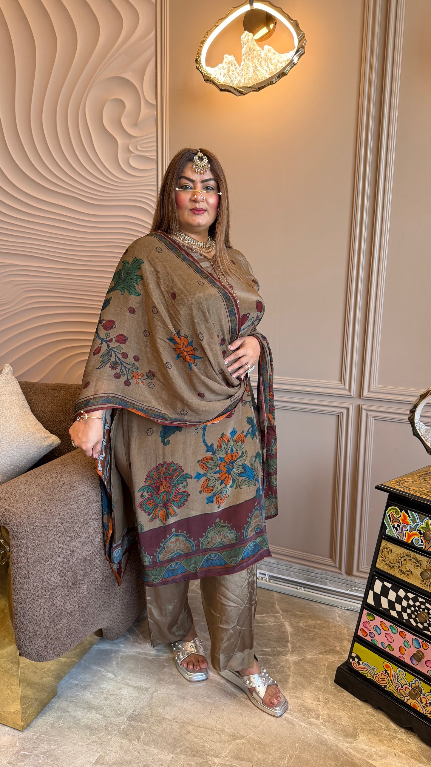 Zavinya Pure Crepe (Stitched Suit)