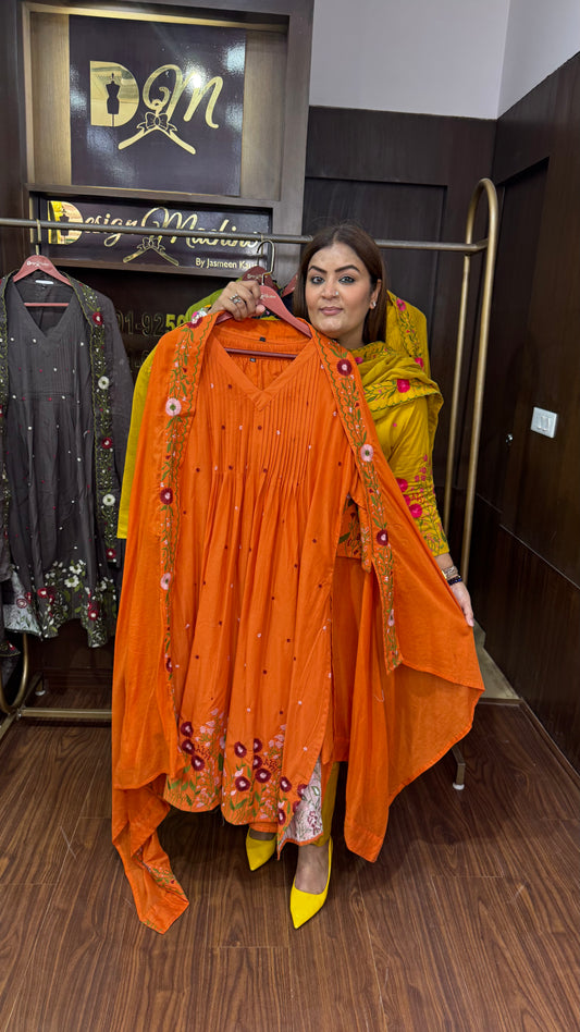 Vezira (Malmal Cotton Anarkali Cotton)