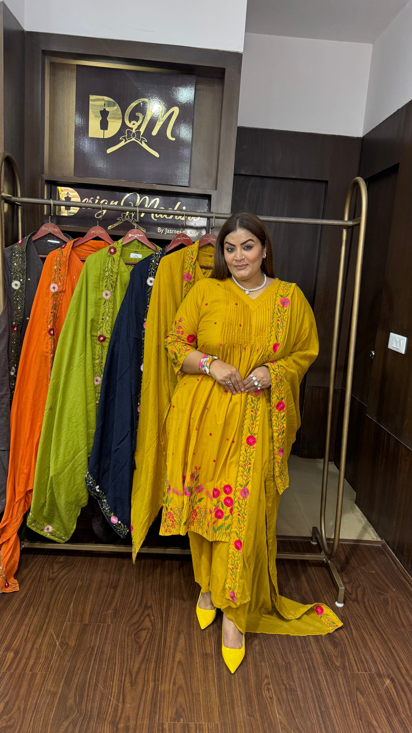 Vezira (Malmal Cotton Anarkali Cotton)