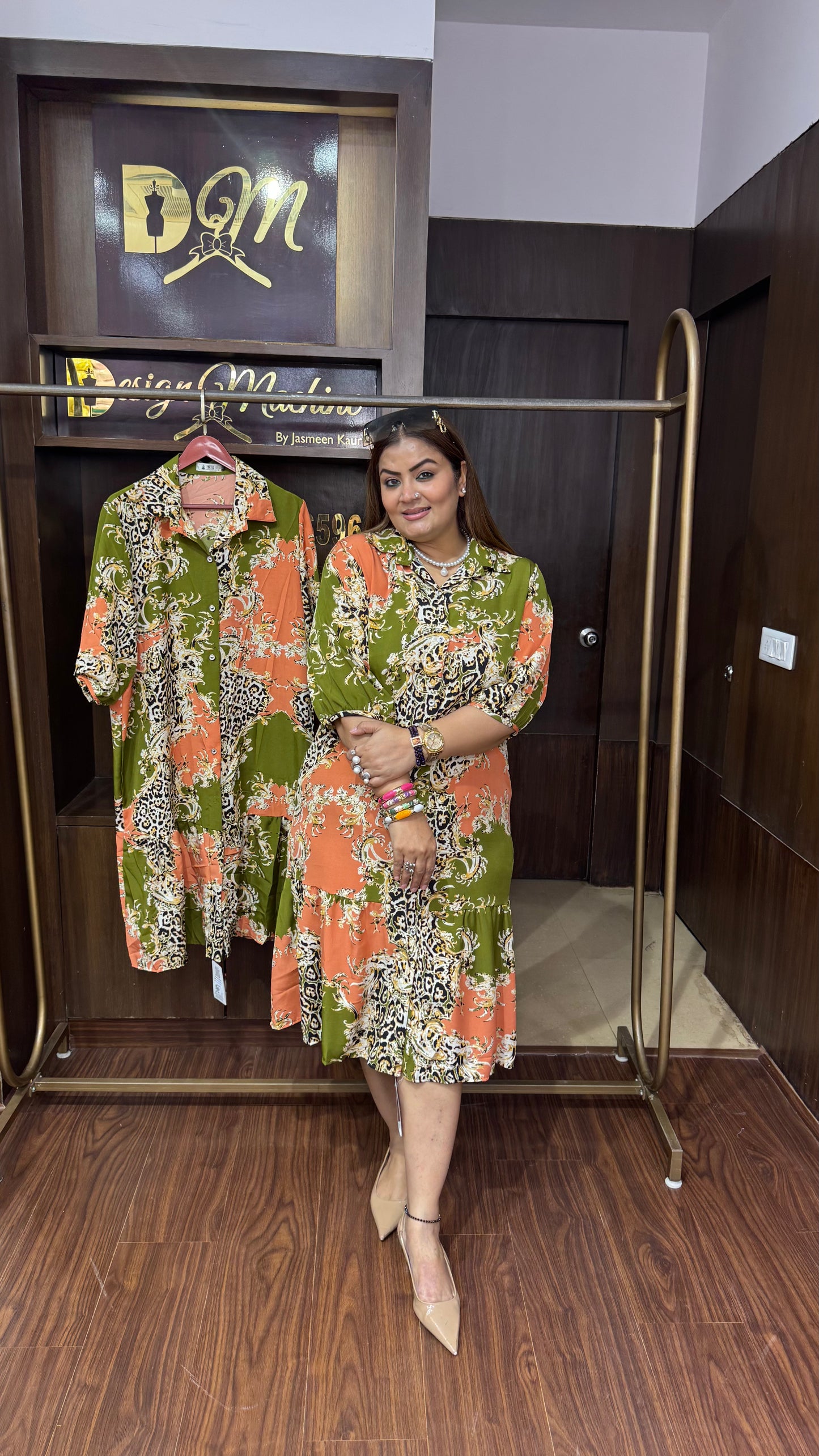 Elyssa (Pure Crepe Turkey Dress)