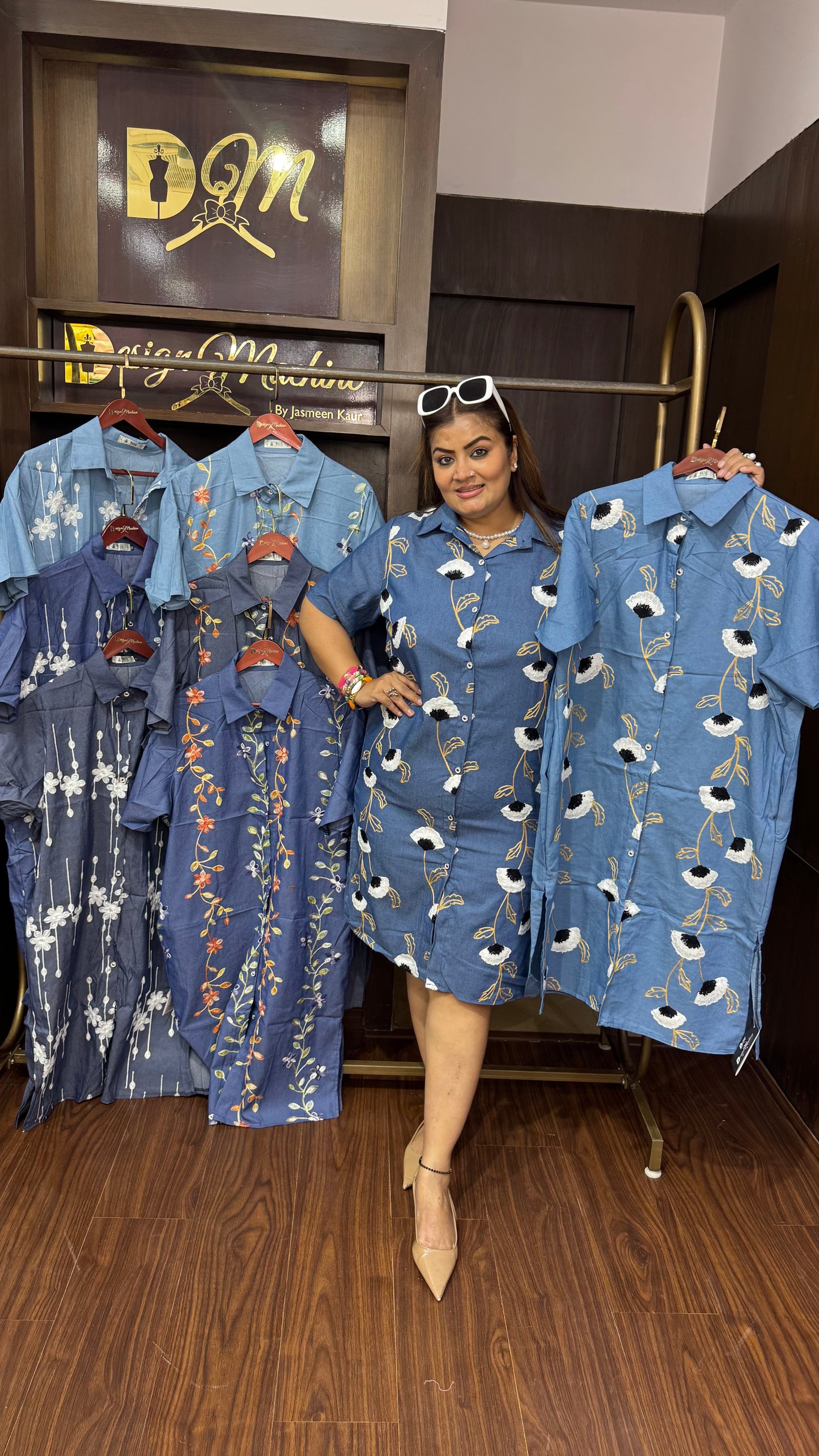 Aurina (Denim Dress)