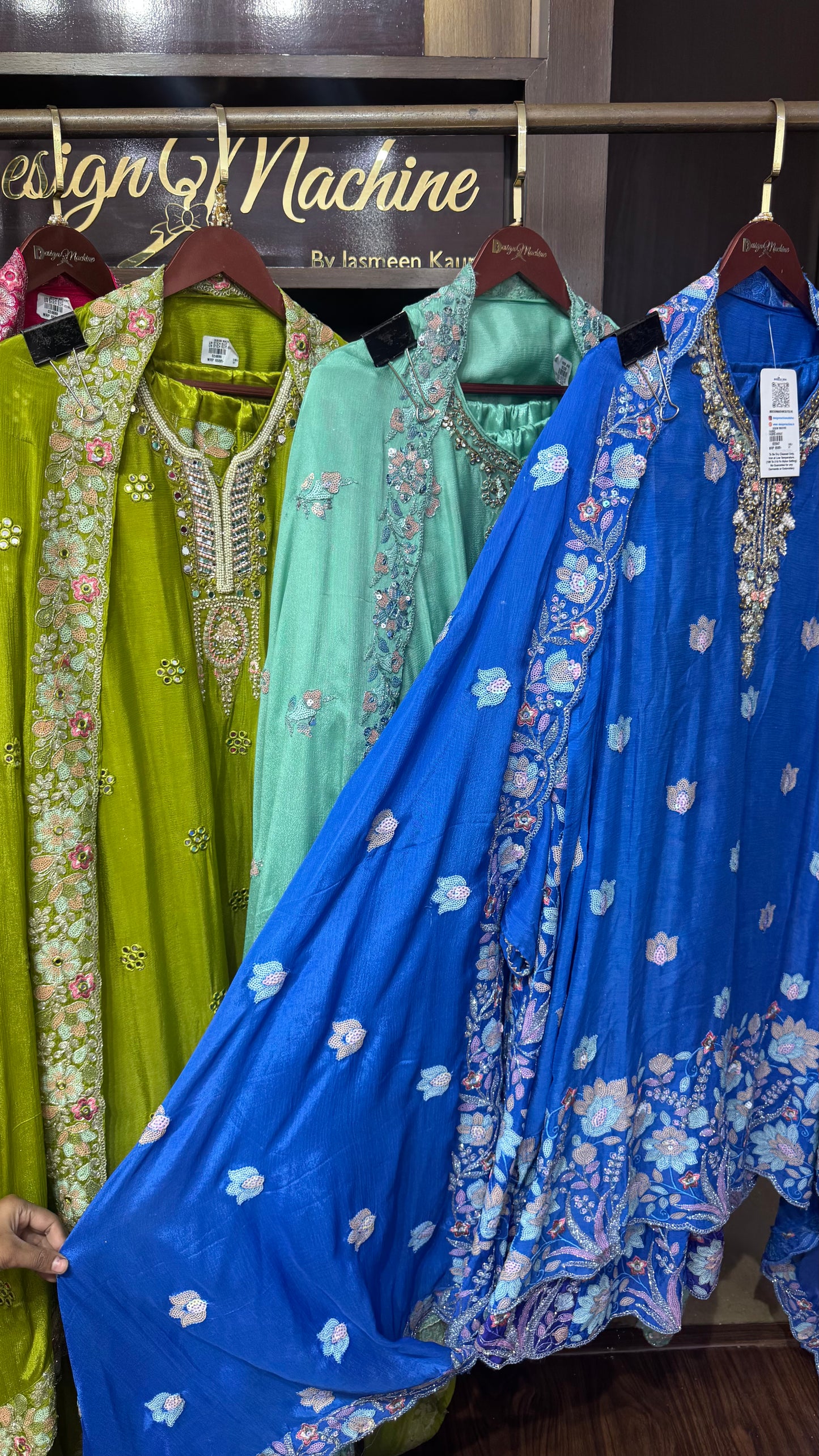 Noorvi Pure Chunon Sharara Suit