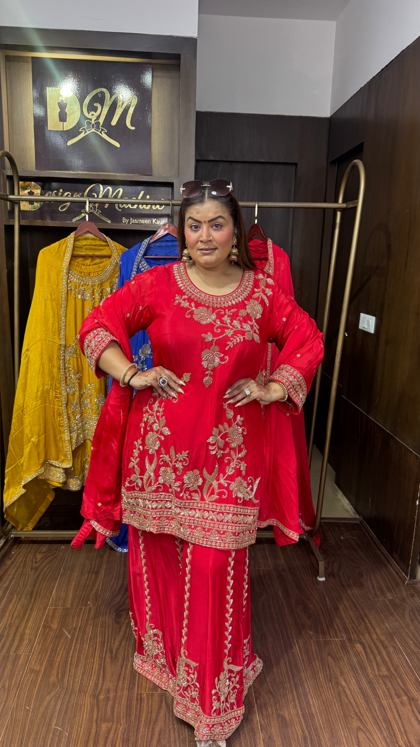 Elara Pure Chunon Sharara Suit