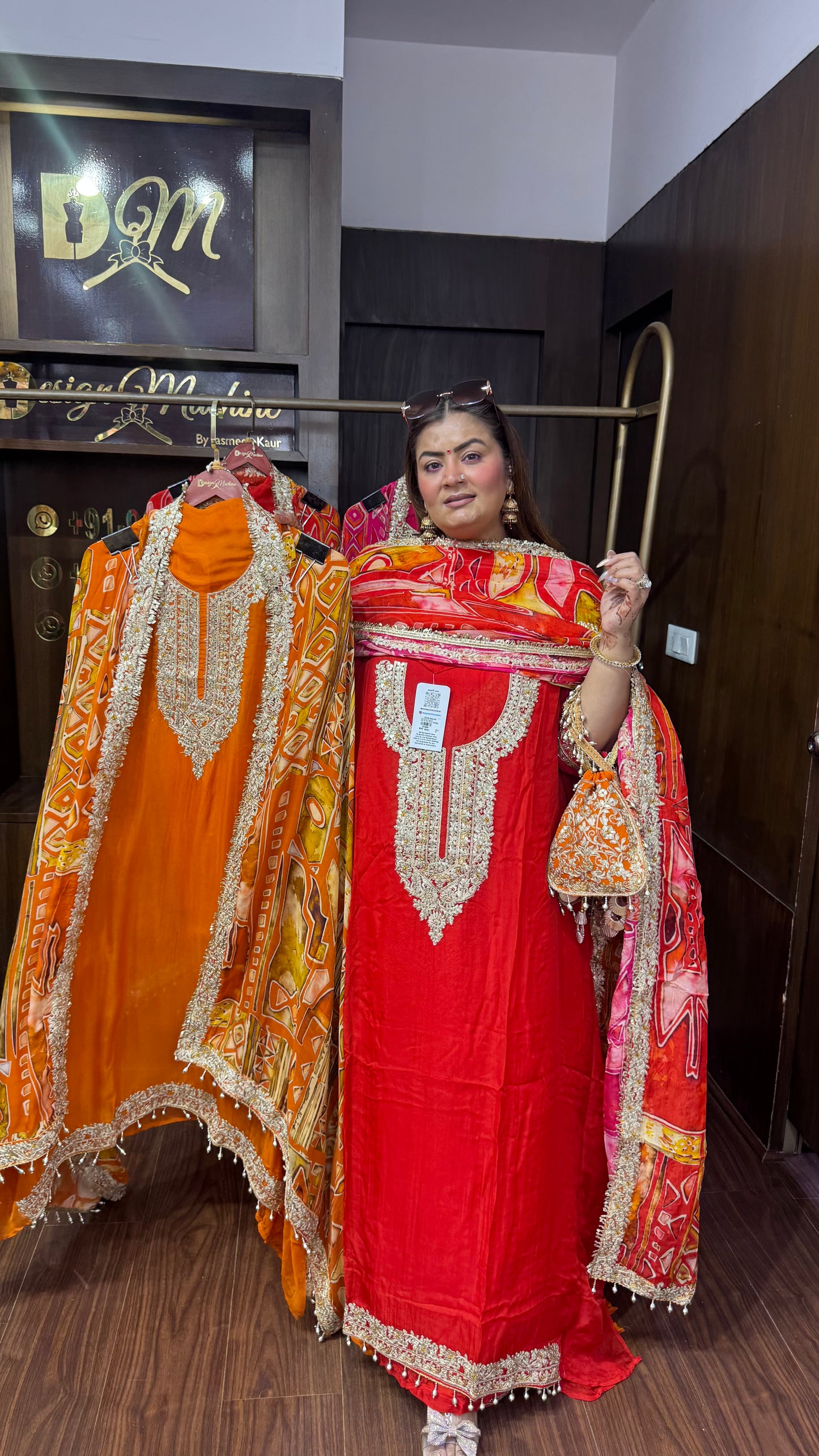 Eshika Pure Georgette Unstitched Suit