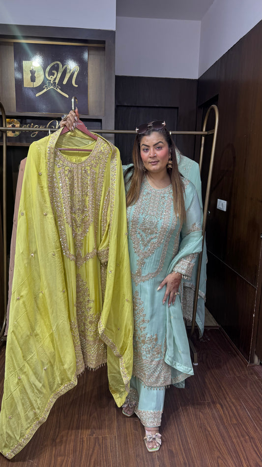 Haniya Pure Chunon Pakistani Suit