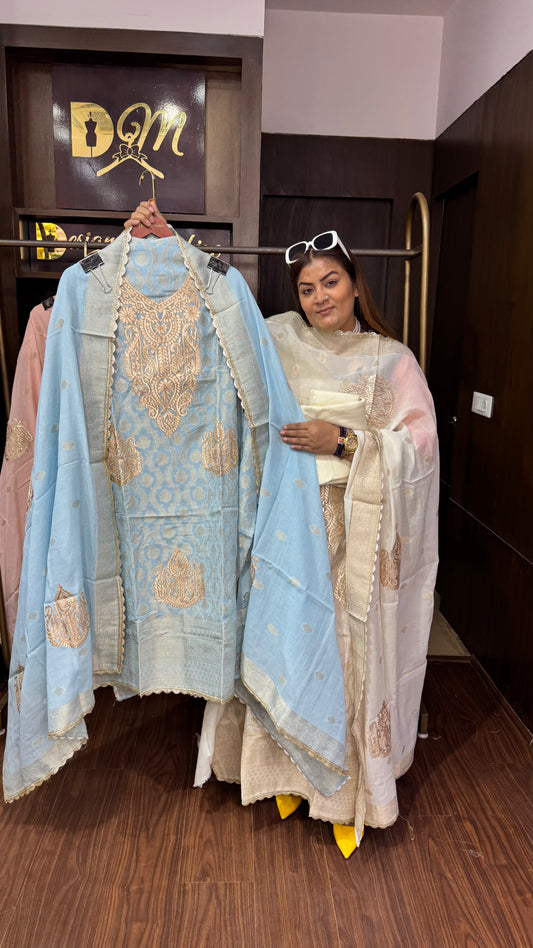 Zurelia (Cotton Unstitch Suit)