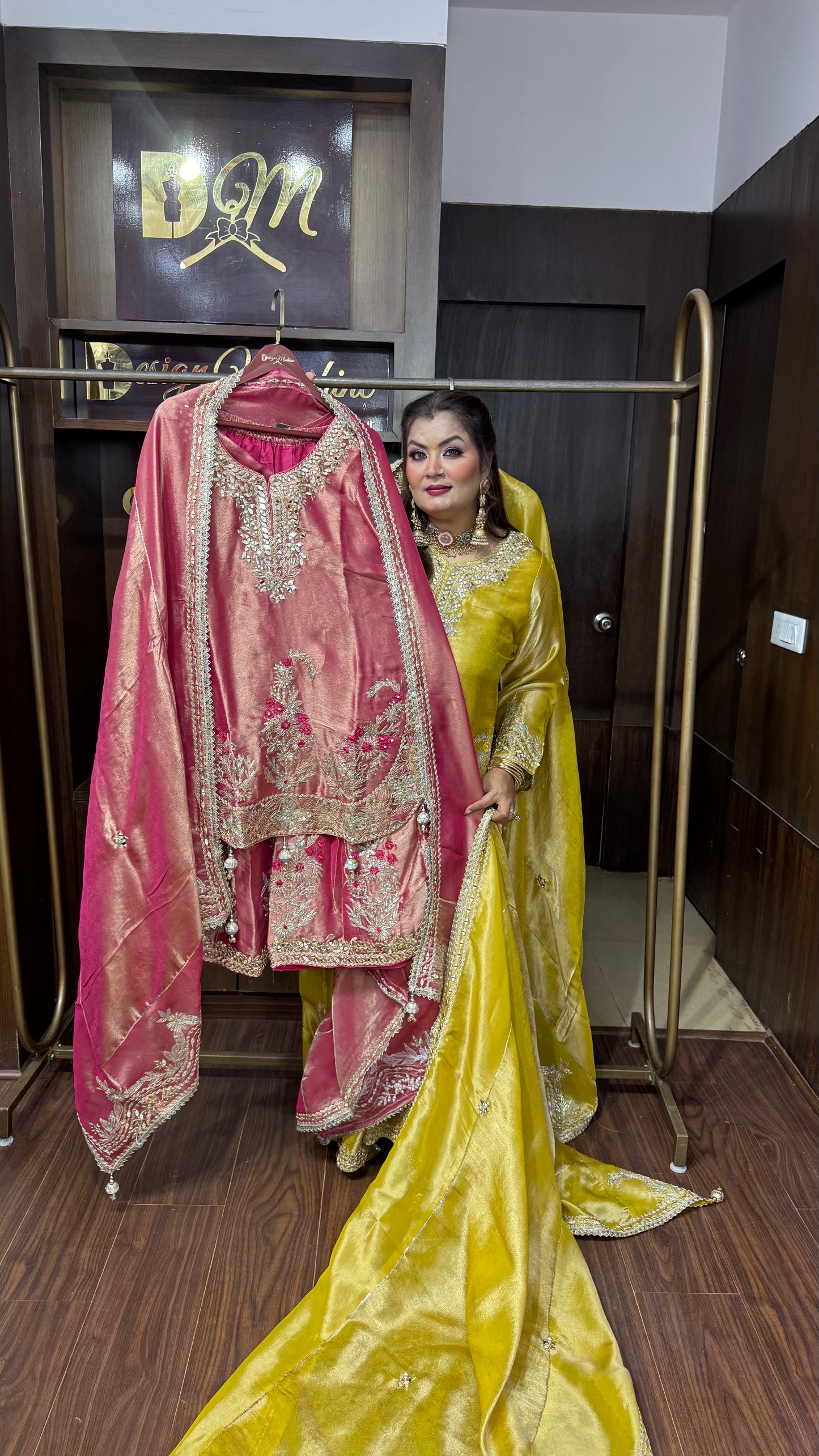 Aahana (Ziraff Tissue Sharara Suit)
