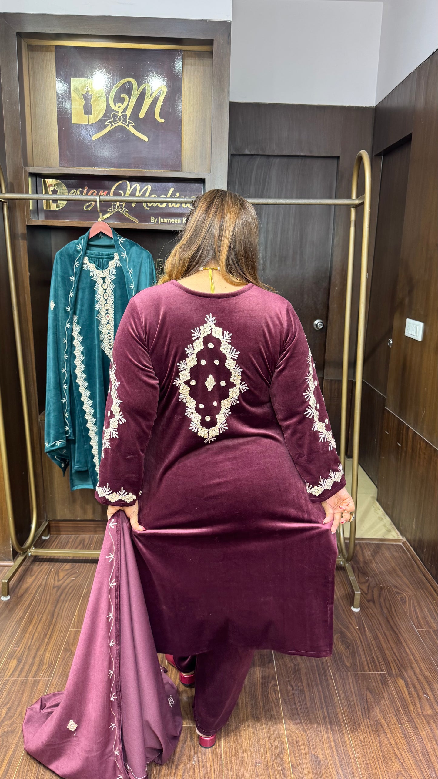 Anisha (Velvet Suit)