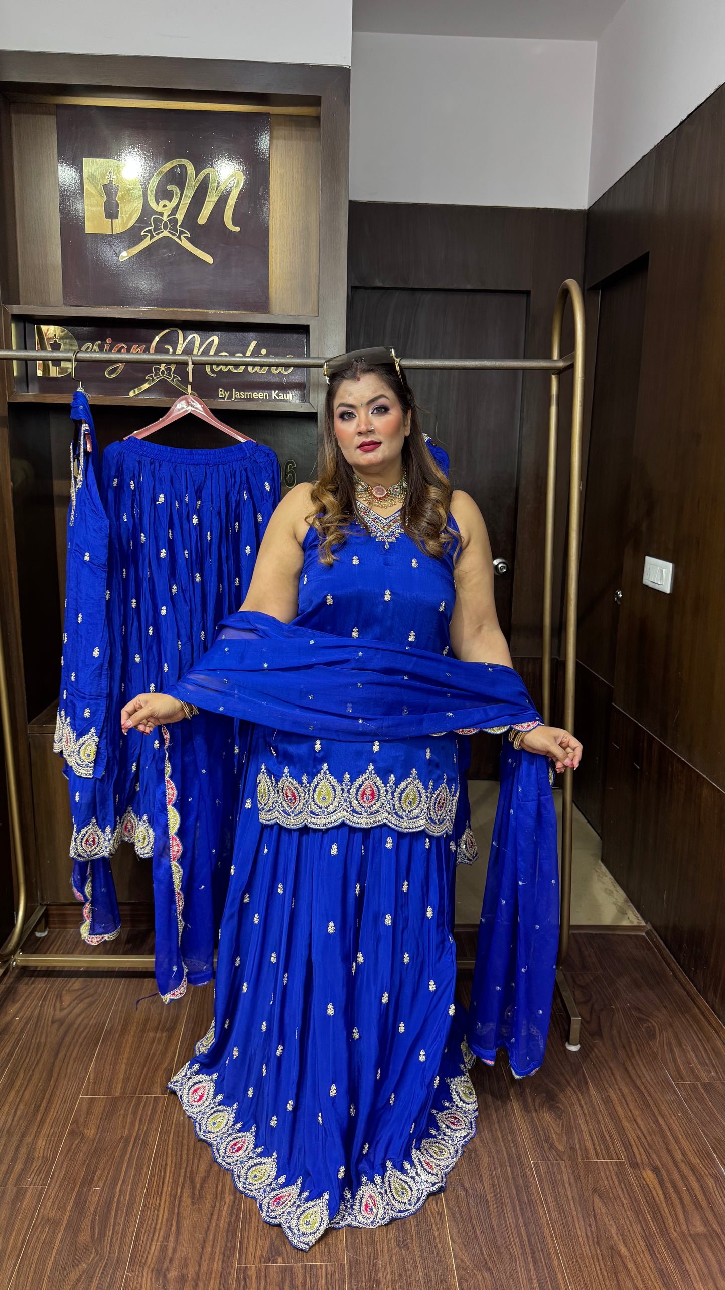 Harleen (Chinnon Crepe Lehenga)