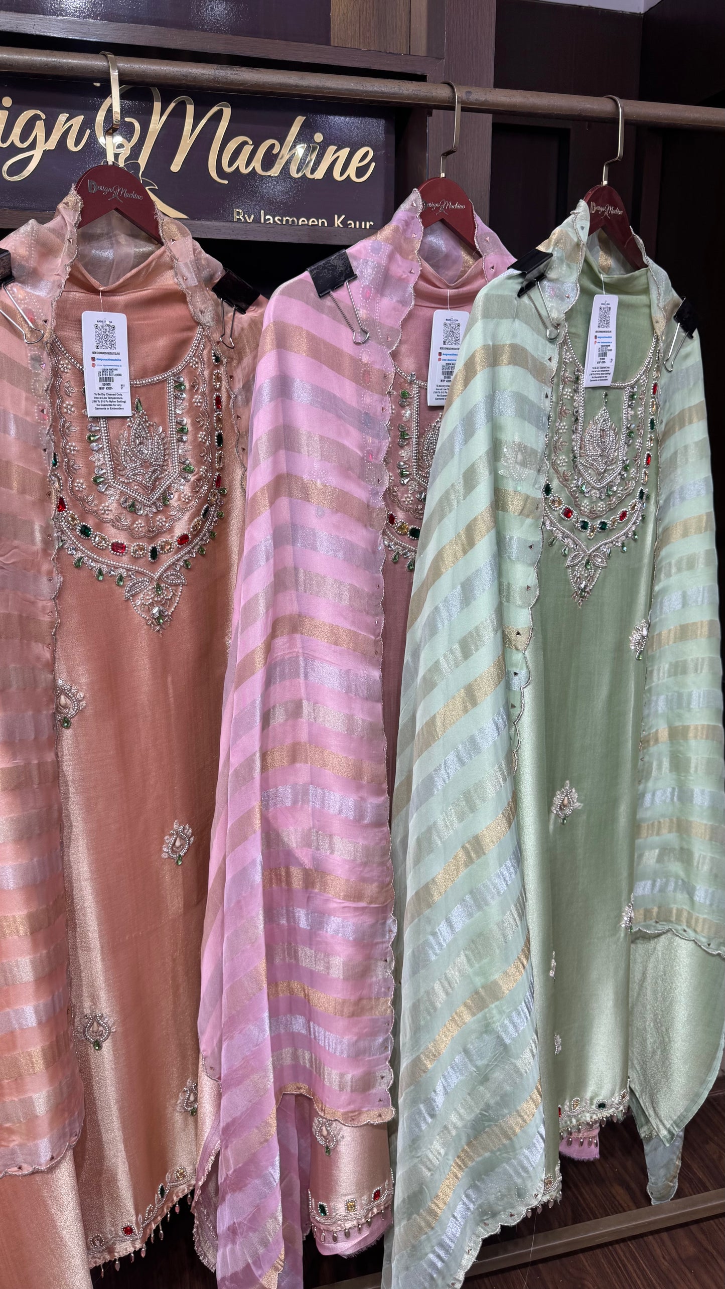 Zareen Crush Tissue Suit