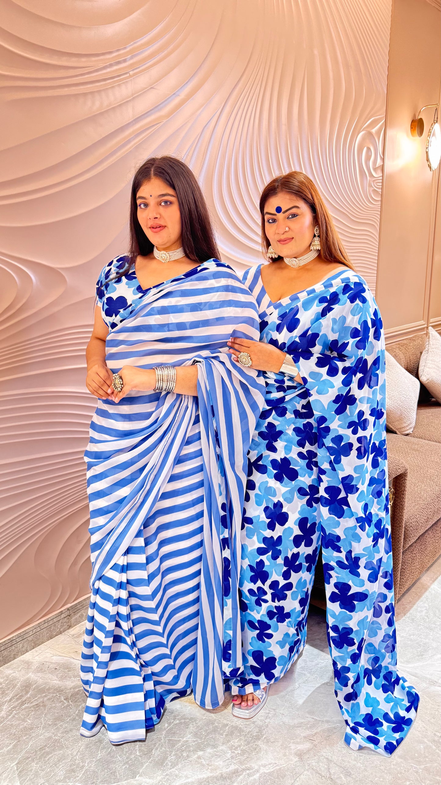 AuraFlow Georgette Saree