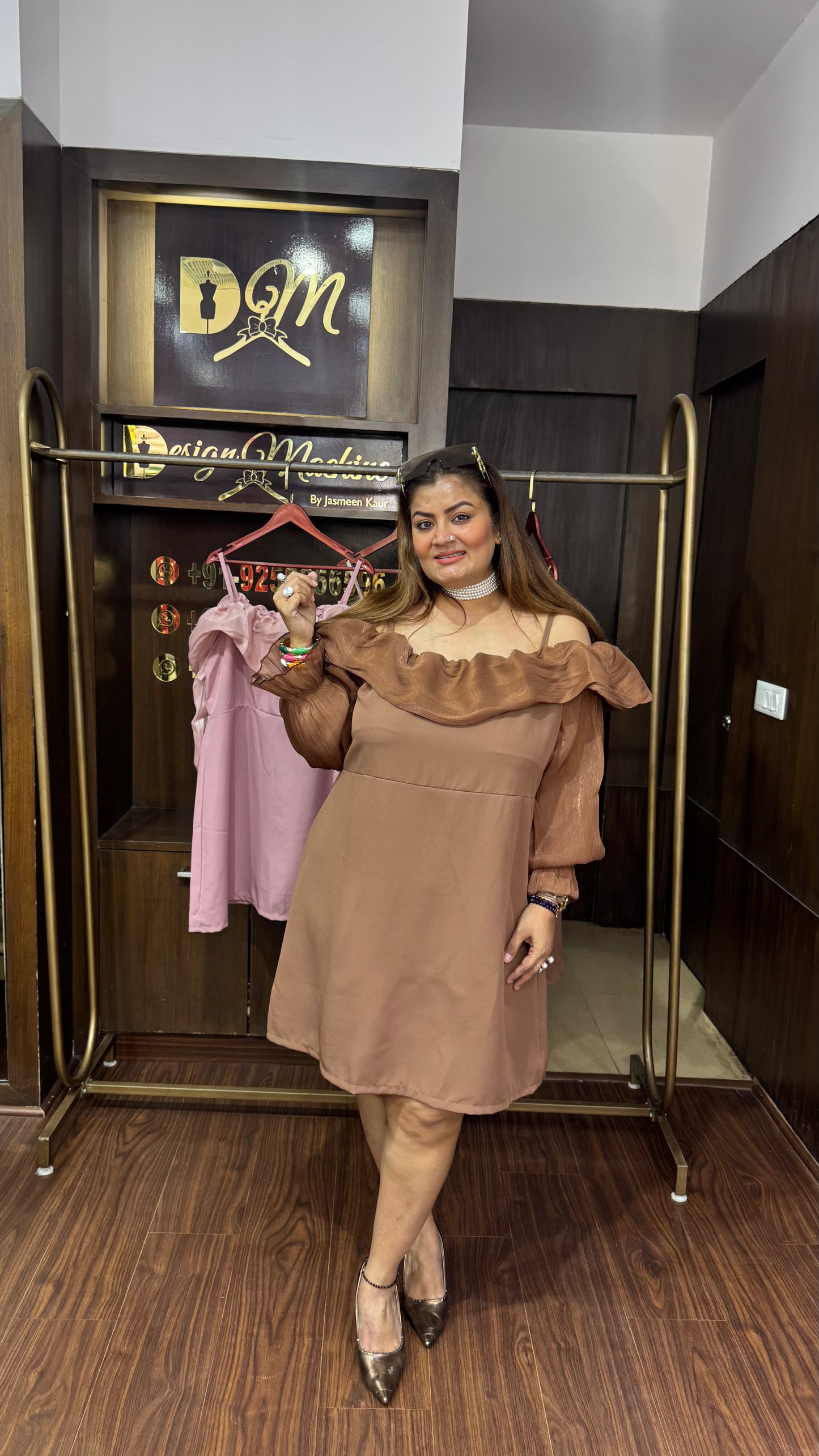 Elyvra (Imported Fabric Dress)