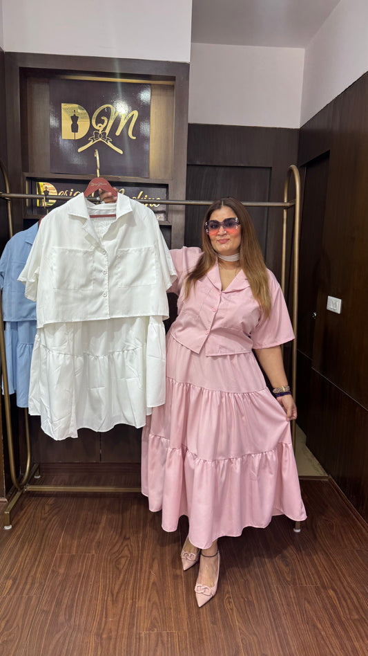 Arzaya (Korean Fabric 2 Piece Skirt & Top)