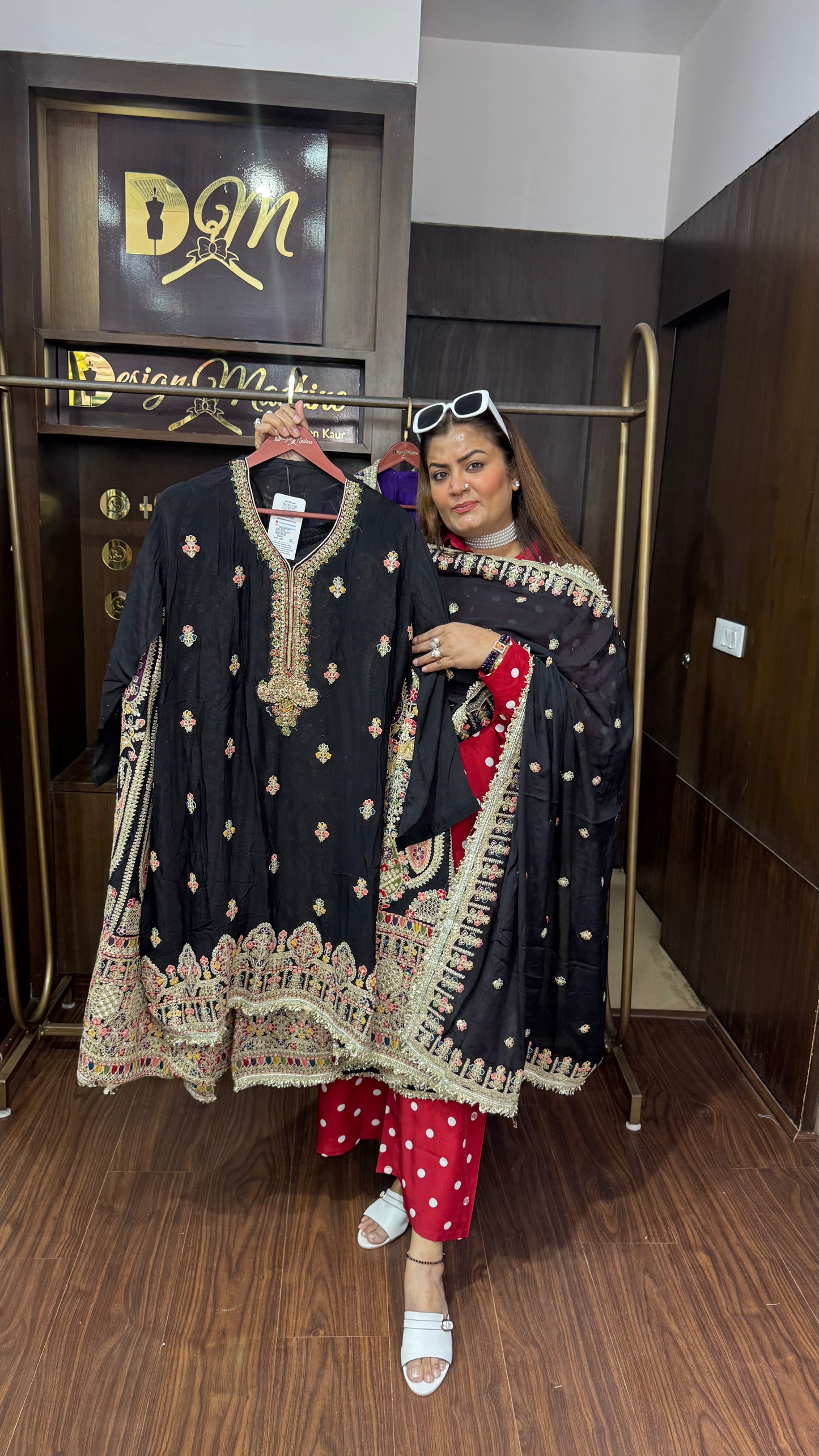 Orelza (Semi-Stitched Sharara Suit)