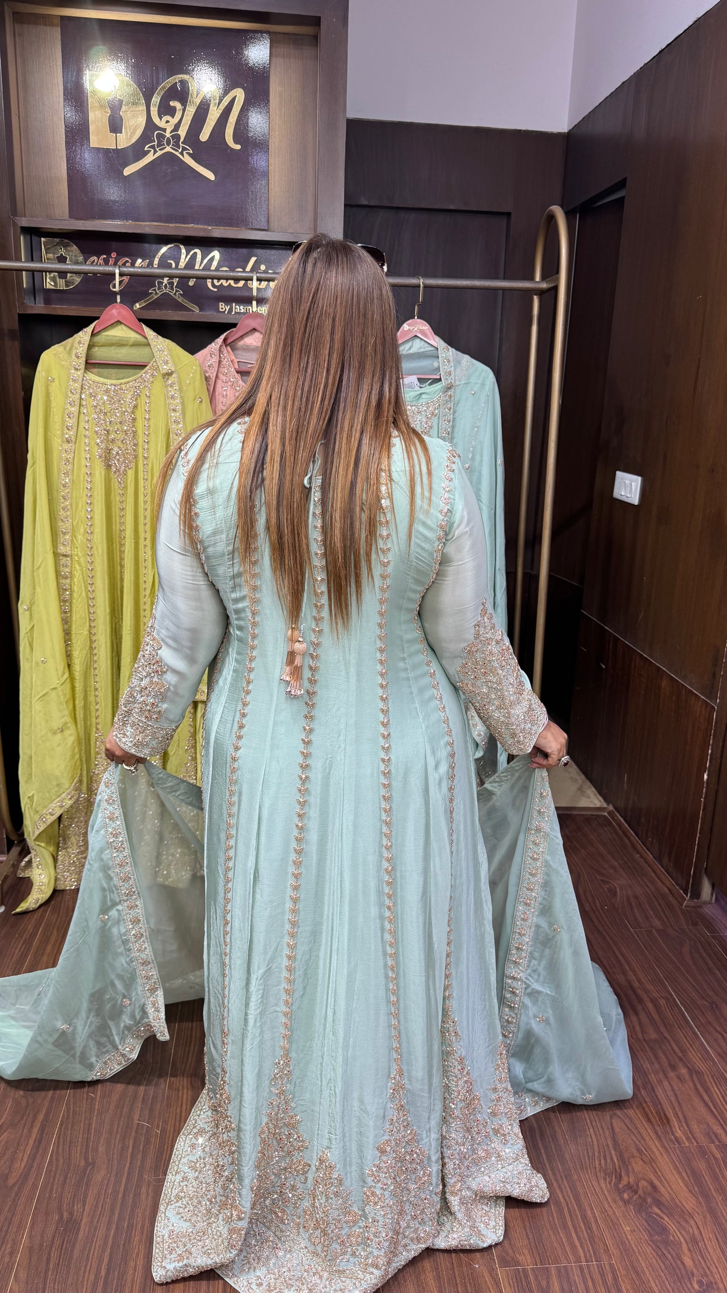 Inaya Pure Chunon Anarkali Suit