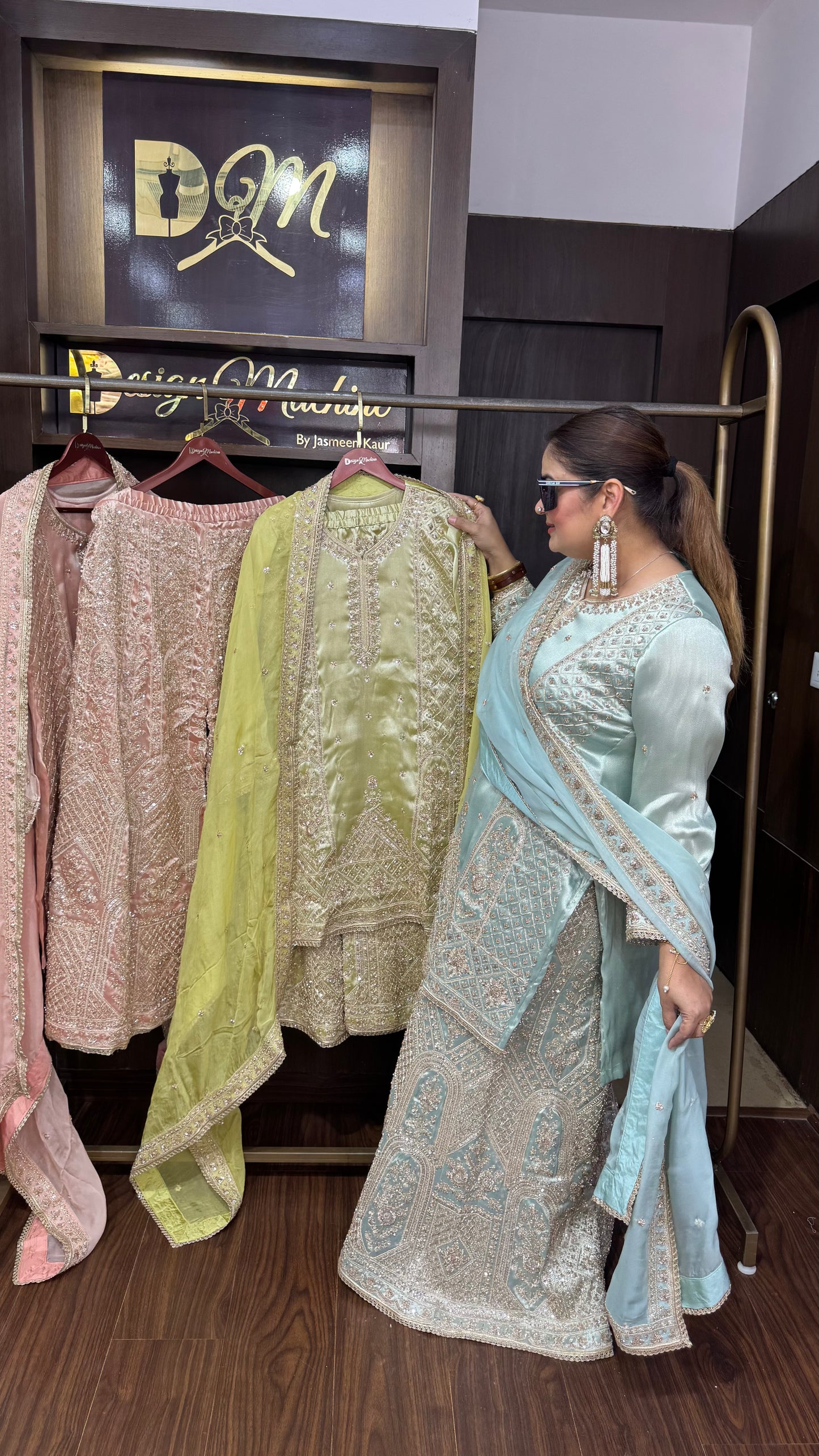 Simar (Glass Tissue Sharara Suit)