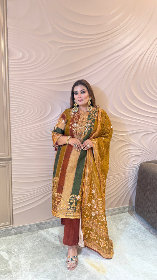 Roman Silk Suit