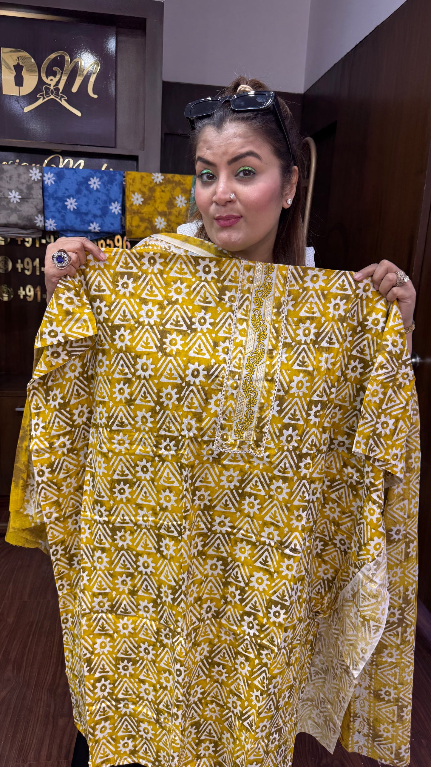 Orvaya (Cotton Unstitch Suit)