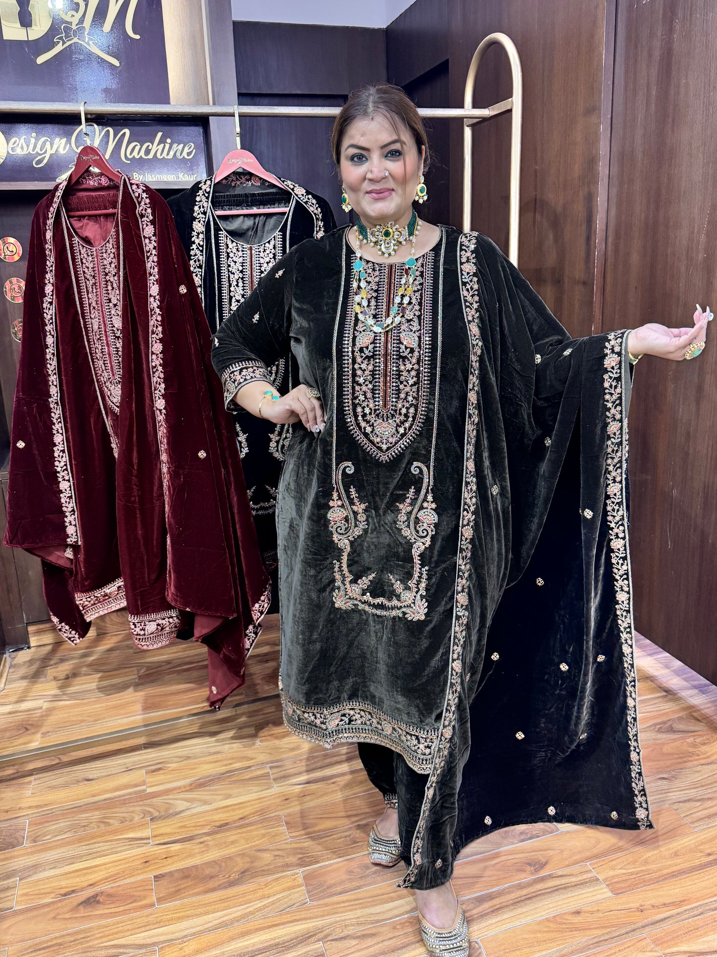 Opulent Grace (Velvet Suit)