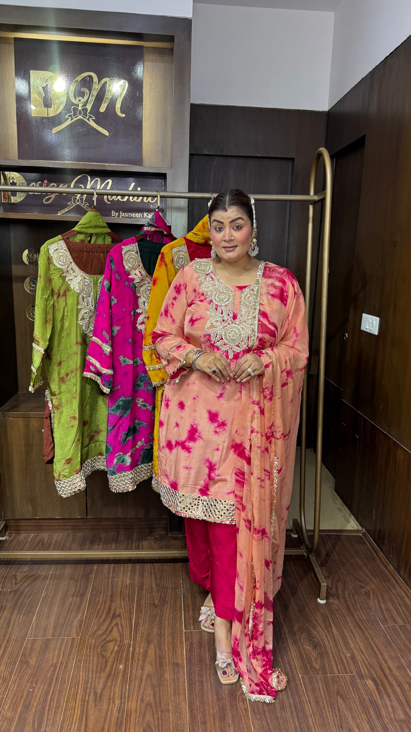 Elina Pure Crepe Suit