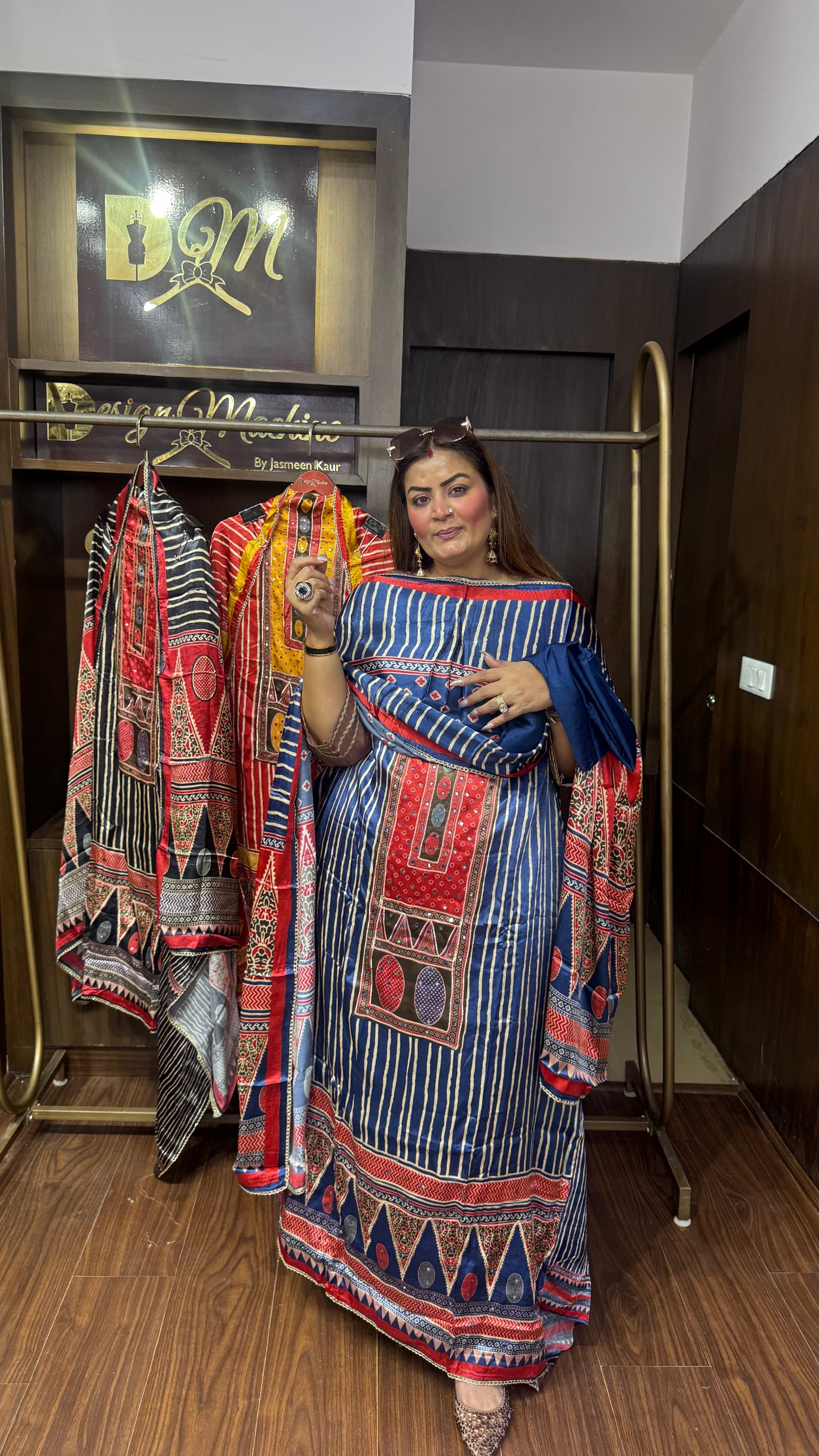 Aarvika Gajji Silk Suit