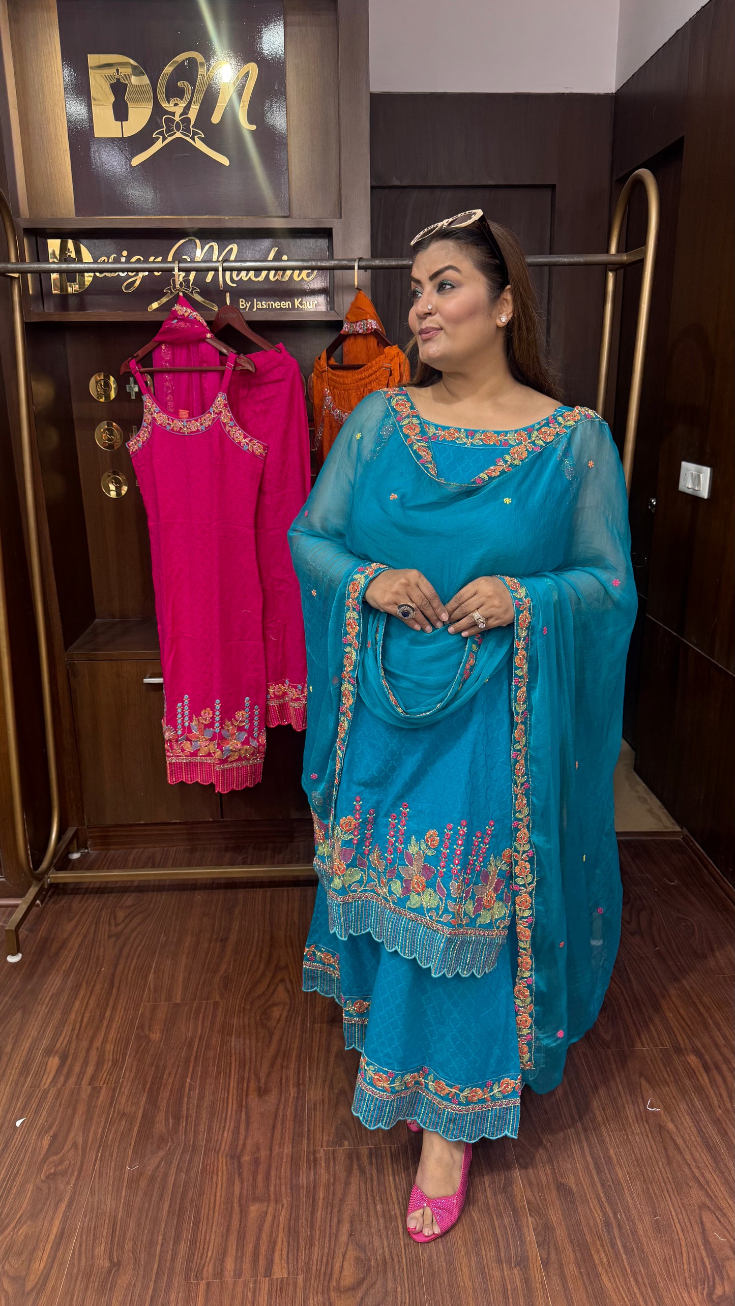 Zavielle (Cotton Sharara Suit)