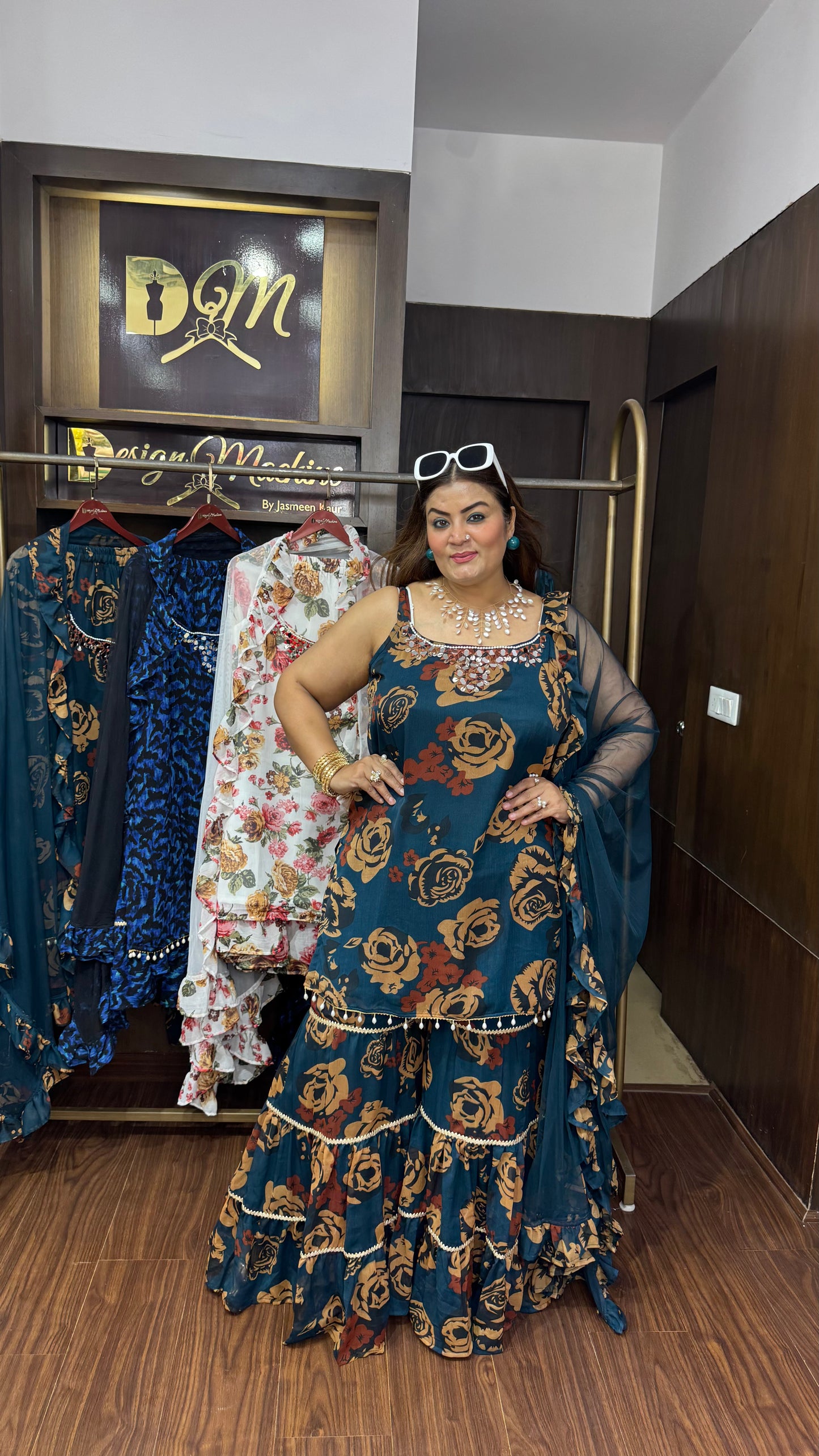 Pure Shifon (Sharara Suit)