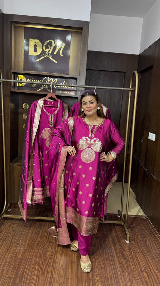 Banarsi Silk Fabric Suit