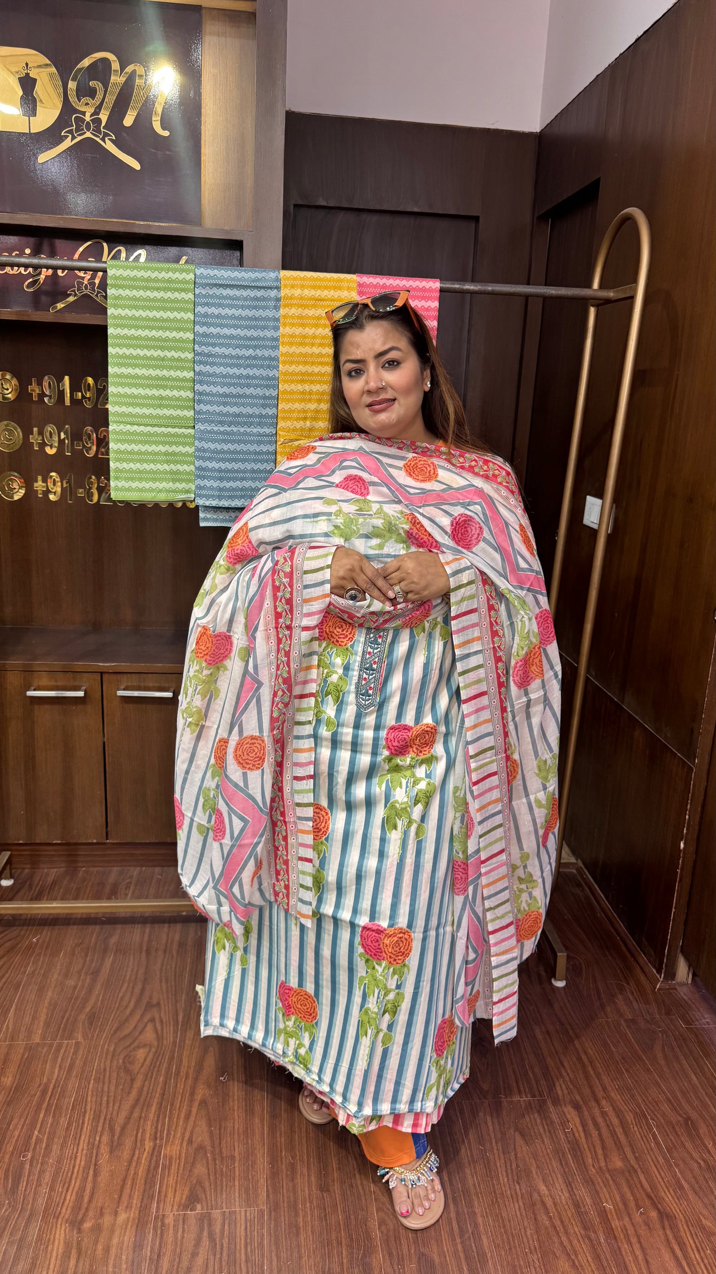 Zyravia (Cotton Unstitch Suit)